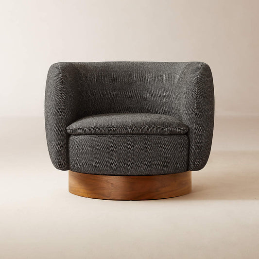 Rumi Swivel Chair (Grey)