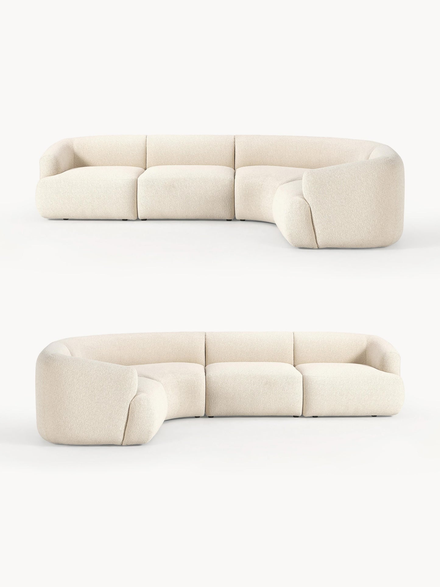 Novi Sofa - White (4 Seats)