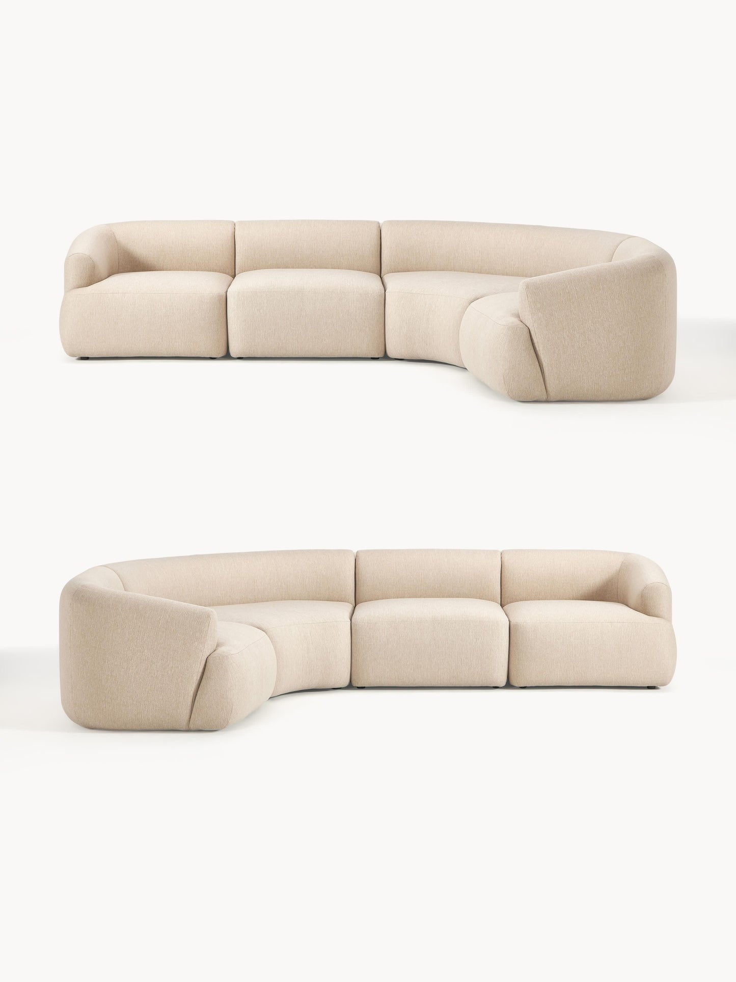 Novi Sofa - Beige (4 Seats)