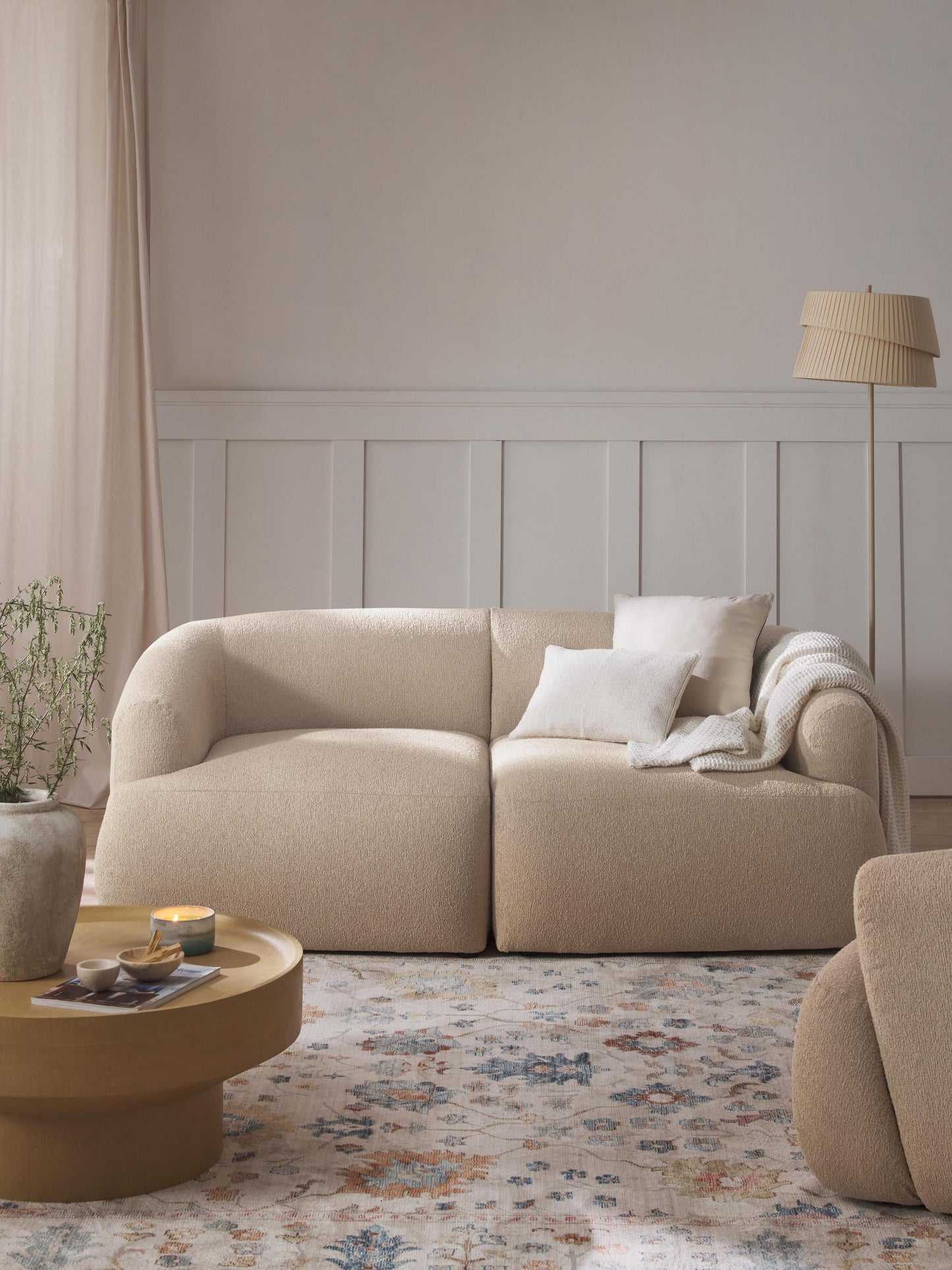 Novi Sofa - Beige (2 Seats)